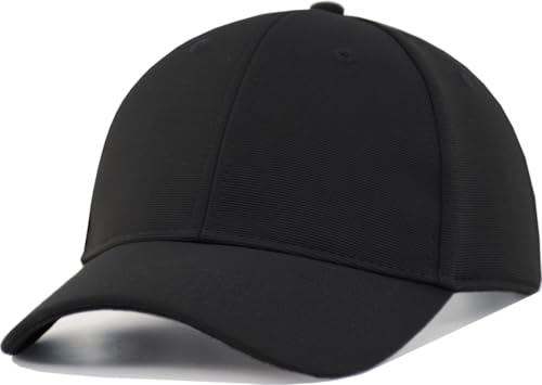 Image of TSSGBL Men's Plain Baseball Hat - OSFM & XXL Big Head Fit,Adjustable Structured Ball Cap with Reflective Sandwich Brim