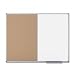 Produktbild Nobo Kombi-Tafel Metall/Kork 90x120cm weiß/braun