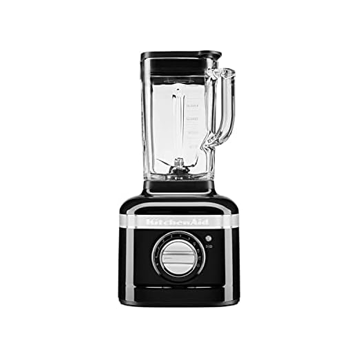 KitchenAid 5KSB4026EOB Artisan K400 - Batidora de vaso (1200 W, 1,4 L), color negro