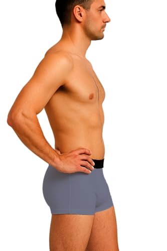 Image of HK47 Men Underwear Pack, Ice Silk Stretchable Breathable Trunks, Regular Fit Men's Brief, Anti Bacterial Quick Dry Innerwear for Men