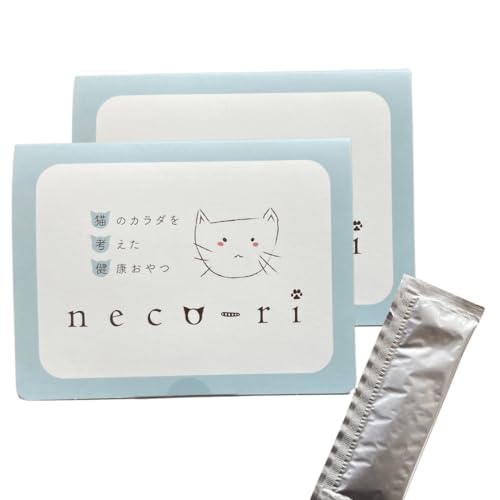 【公式】neco-ri (ねこり) 獣医師と共同開発した健康おやつ (2箱, かつお)