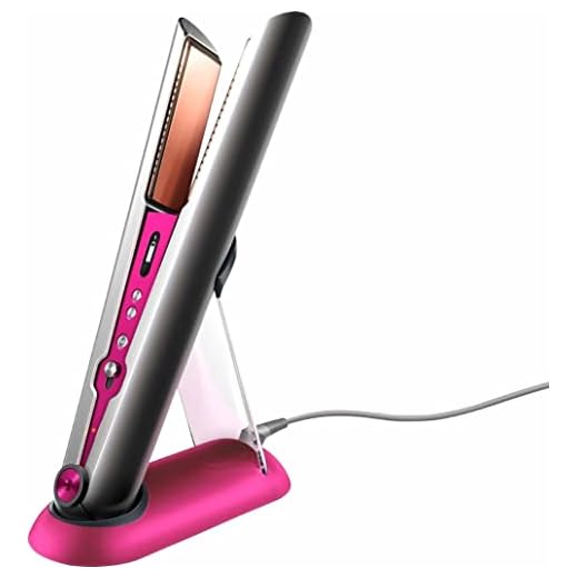 Dyson HS03 Corrale Nickel/Fuchsia Hair Straightener (Renewed)
