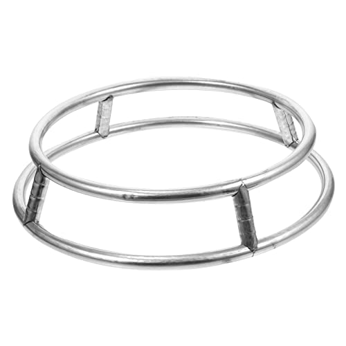 PRETYZOOM Wok Ring for Electric Stove Round Pot Rack Stand Heat-resistant Pot Holder Kitchen Tool 26cm Diameter