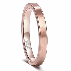 3mm rose gold plated