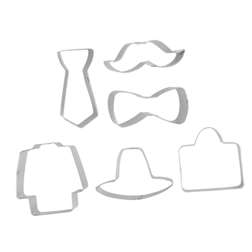 Opiniones de cortadores dia del padre disponible en línea. 42 LABRIMP 6 Cortadores De Galletas De Acero Inoxidable Para Día Del Padre Moldes De Galletas Diy Herramientas De Cocina