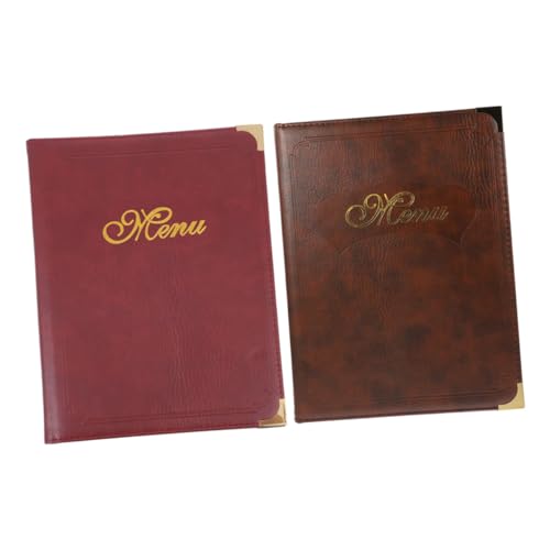 Bloc-notes pour serveurs POPETPOP porte-menus de restaurant x2