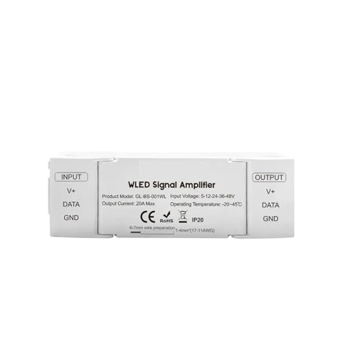 Amplificateur de signal WLED pour ruban LED WS2812B et ligne de 10m
