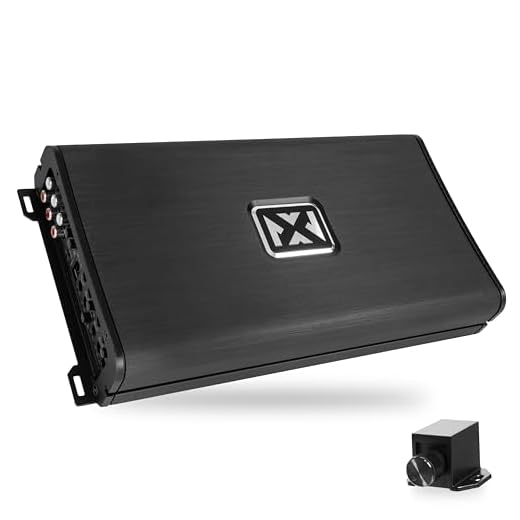 NVX VAD11005-1100W Full Range Class D 5-Channel Car/Marine/Powersports Amplifier with Bass Remote