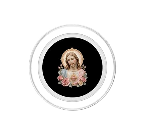 Icono devocional Jesús Corazón PopGrip MagSafe de alta sujeción 2