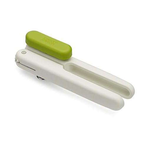 Joseph Joseph Draaipunt 3-in-1 Kan Opener, Wit/Groen