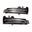 YannnnV12 Auto Rückspiegel Blinker Für Mercedes-Benz CLA-Klasse C117 2014-2017 CLA250 CLA45,1 Paar Auto-Rückspiegel, Blinker, Seitenspiegelleuchte Spiegelblinker
