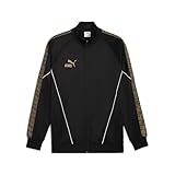 PUMA Men's King Track Jacket, Black- Gold AH25, X-Largearge King Anthem Jacket