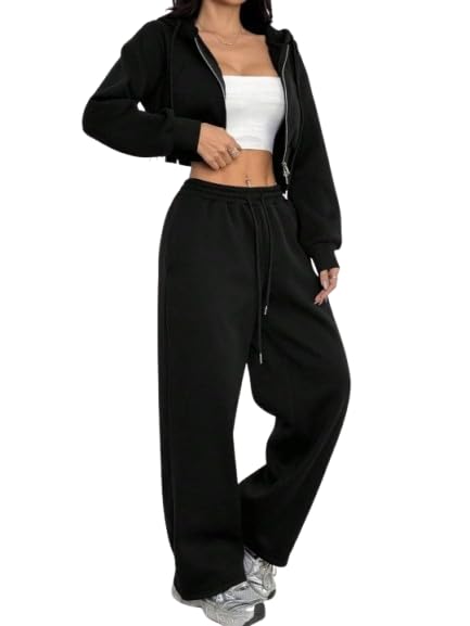 posu trendz Women?s Casual Straight Fit Pants ? Soft Pants with Adjustable Drawstring & Side Pockets-picture-32