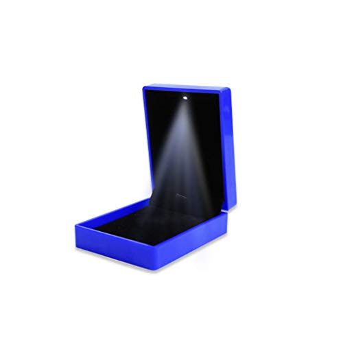 Preisvergleich Produktbild Mikiya LED-Ring für Halsketten, Aufbewahrungsboxen, zur Verlobung, Hochzeit, Geschenk