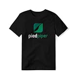 Pied Piper Logo, Classic Cotton Tee (Black) M