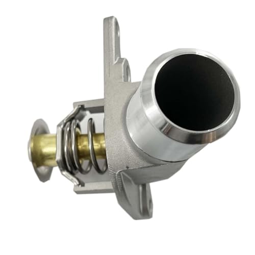 FainWan Coolant Thermostat Compatible with Camaro Corvette Silverado Suburban Tahoe Sierra Yukon H2 Engine Thermostat Housing Water Inlet Assembly, Replace 15-11057 12600172 15-10412