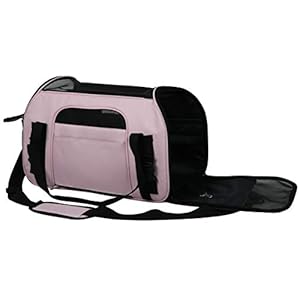 EliteField Soft Sided Pet Carrier (3 Year Warranty, Airline Approved), Multiple Sizes and Colors Available (Large: 19" L x 10" W x 13" H, Pink) EliteField Soft Sided Pet Carrier 3 Year Warranty Airline Approved Multiple Sizes and Colors Available Large 19 L x 10 W x 13 H Pink
