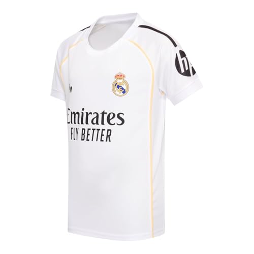 Real Madrid Camiseta Infantil 1a equipación 25-26 - Réplica Oficial Mbappe