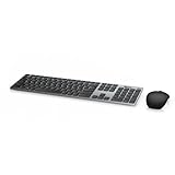 Layout: German QWERTZ Dell KM7321W, Wireless, Premier, Tastatur und Maus Set, German (QWERTZ), schwarz