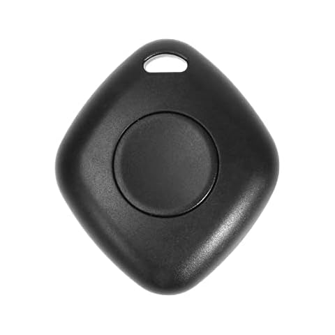 TOTMOX Smart Bluetooth Tracker & Key Finder, Key Locator Device with App, GPS Tracking for Kids, Keys, Luggage, App Control Compatible with iOS Android, Pack of 1, Black Cover
