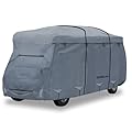 GEARFLAG Class C RV Cover fits 20’-23’ Zippered Side Panels Reinforced Windproof Straps Reflective Strips Anti UV Water-Resistant Multi-Layer Top Fabric Ideal for Snow Dust Conditions