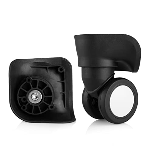 Luggage Wheels,Universal Luggage Casters,1 Pair Luggage Wheel Replacement Spare Spinner Caster for Suitcase Wheel Repair (W030)