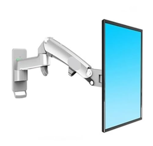 Bras de moniteur à ressort à gaz 17-27" orientable pour fixation murale - 2