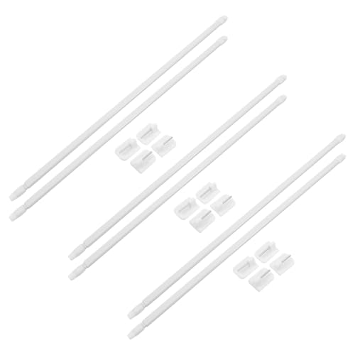 Tringles à rideaux extensibles Mikikit 50-90 cm lot de 6