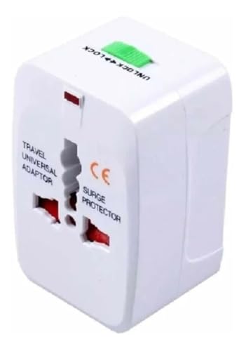 Adaptador Tomada Universal Padrão Internacional Adaptador Mais de 150 Países Para Viagem Bivolt EUA