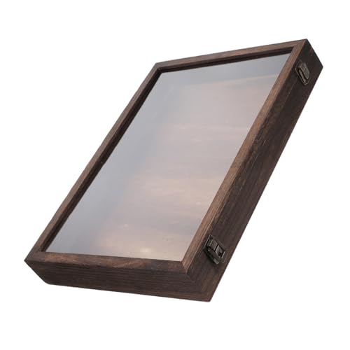 BELLIFFY Specimen Display Case Large Insect Display Box Wooden Case for Butterfly Collection Storage