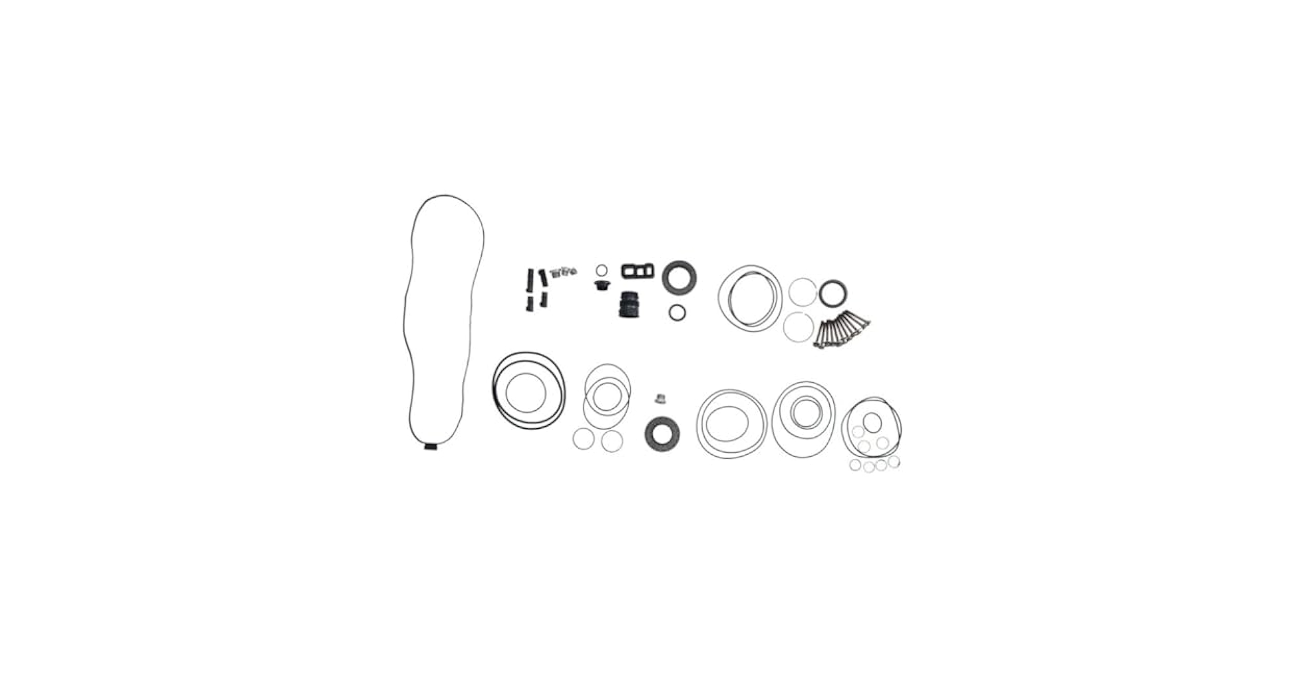 Amazon.com: ZF 1071 298 007 Overhaul Seal Kit 6HP26/X/6HP28