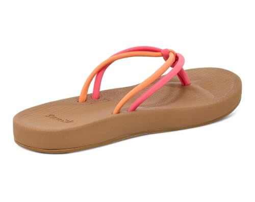 Image of Sanuk Womens Cosmic Sands | Water Resistant Flip Flops for Women | EVA Footbed With Arch Support | Women's Beach Sandals