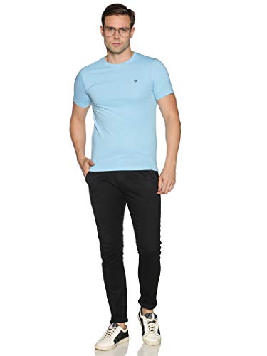 Image of Dollar Cotton Rich Fabric Solid Men's T-Shirt | Chest Logo Branding | Wide Array of Attractive Colours