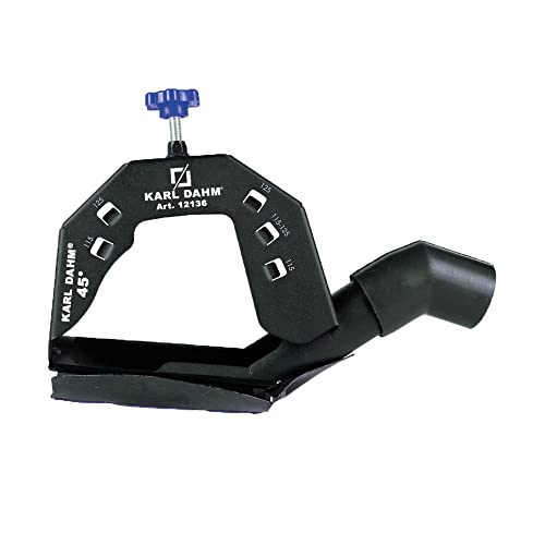 Karl Dahm Absaughaube für Gehrungen I Professionelle Absaughilfe für den Winkelschleifer I Passend für alle handelsüblichen Staubsauger – 12136