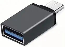 Adaptador USB A Fêmea para Tipo C Macho - OTG