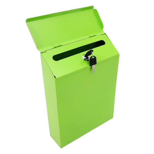 Hemobllo Postale Da Parete in Ferro Vintage Postale Da Parete Per Lettere e Giornali