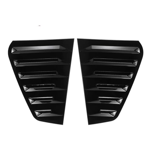 Volets latéraux de fenêtre pour Golf 7 GTI R, persiennes noir brillant x2