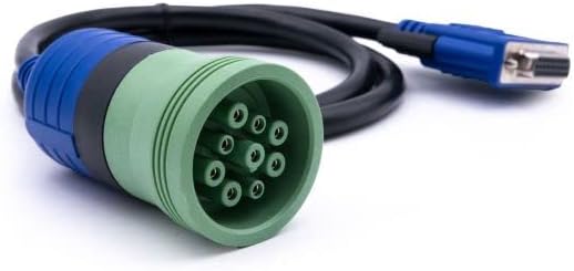 Nexiq 9 Pin Deutsch 1 Meter Adapter Cable for USB Link 2 and Link 3 with Diesel Explorer.