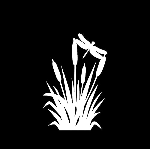 Autocollant vinyle Cattails NOK blanc, adhésif durable pour carrosserie