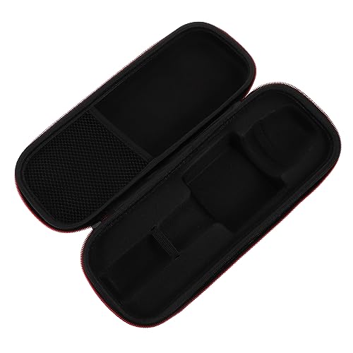 Vaguelly Shockproof Microphone Pouch Lightweight Storage Bag for Trip Zipper Design Mesh Pocket for Accessories Fits in Camera Bags