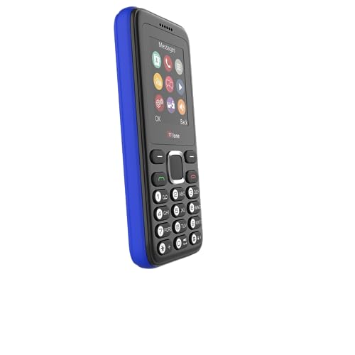 TTfone TT150 Unlocked Basic Mobile Phone UK Sim Free with Bluetooth, Long Battery Life, Dual Sim with camera and games, easy to use, durable and light weight pay as you go (Blue, with USB Cable) - Image 7