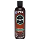 HASK Invigorating Tea Tree Oil Shampoo, thickening for all hair types, colour safe, and cruelty-free - 1 355mL Bottle