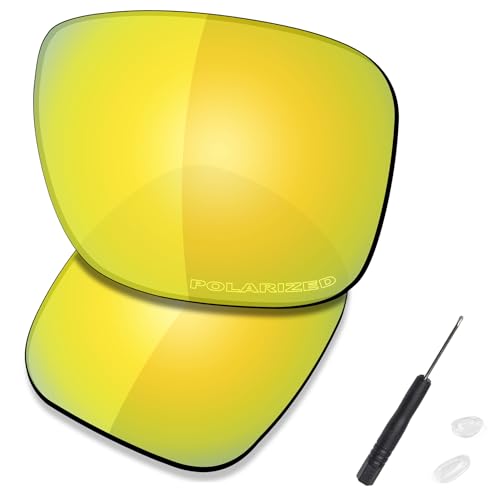 Image of SAUCER Premium Replacement Lenses & H20 Screwdriver & Nose Pieces for Oakley Holbrook Metal OO4123 | UV400 Protection