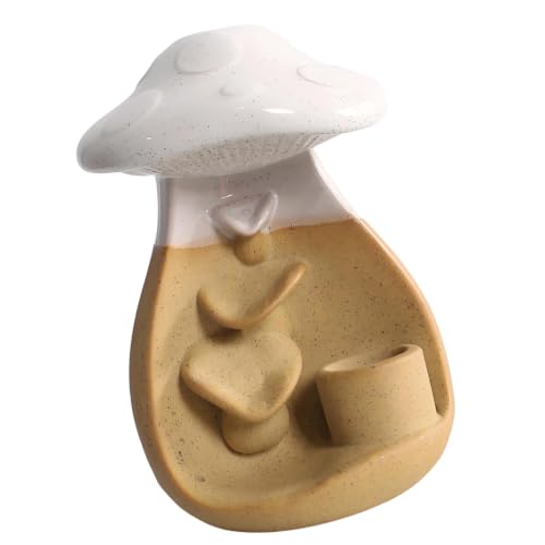 Brûleur d'encens champignon à reflux idée cadeau bien être originale - 2