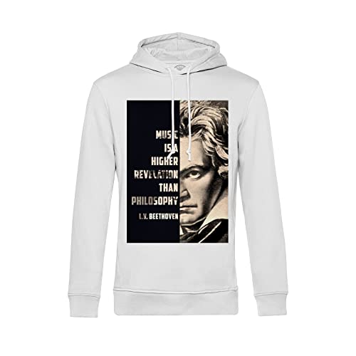 Sweat à capuche music sweat chaud et confortable motif citations artistes