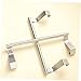 SOLUSTRE 2Pcs Stainless Steel Towel Rack Creative Multifunctional Towel Stands for Bathroom Kitchen No Tools Required Organizer Storage Holder