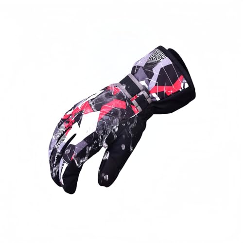 スキーグローブ・防寒・防風・撥水加工・滑り止め・通気性・クライミング用・スノボー・サイクルグローブ・手袋・冬用・スマホタッチ対応 (Mサイズ(9歳〜14歳のお子様),6)