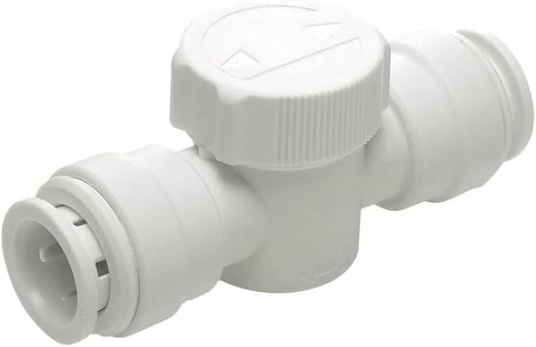 JG Speedfit 15mm Emergency Shut Off Valve Push Fit Isolation Tap for Copper & Plastic Pipe