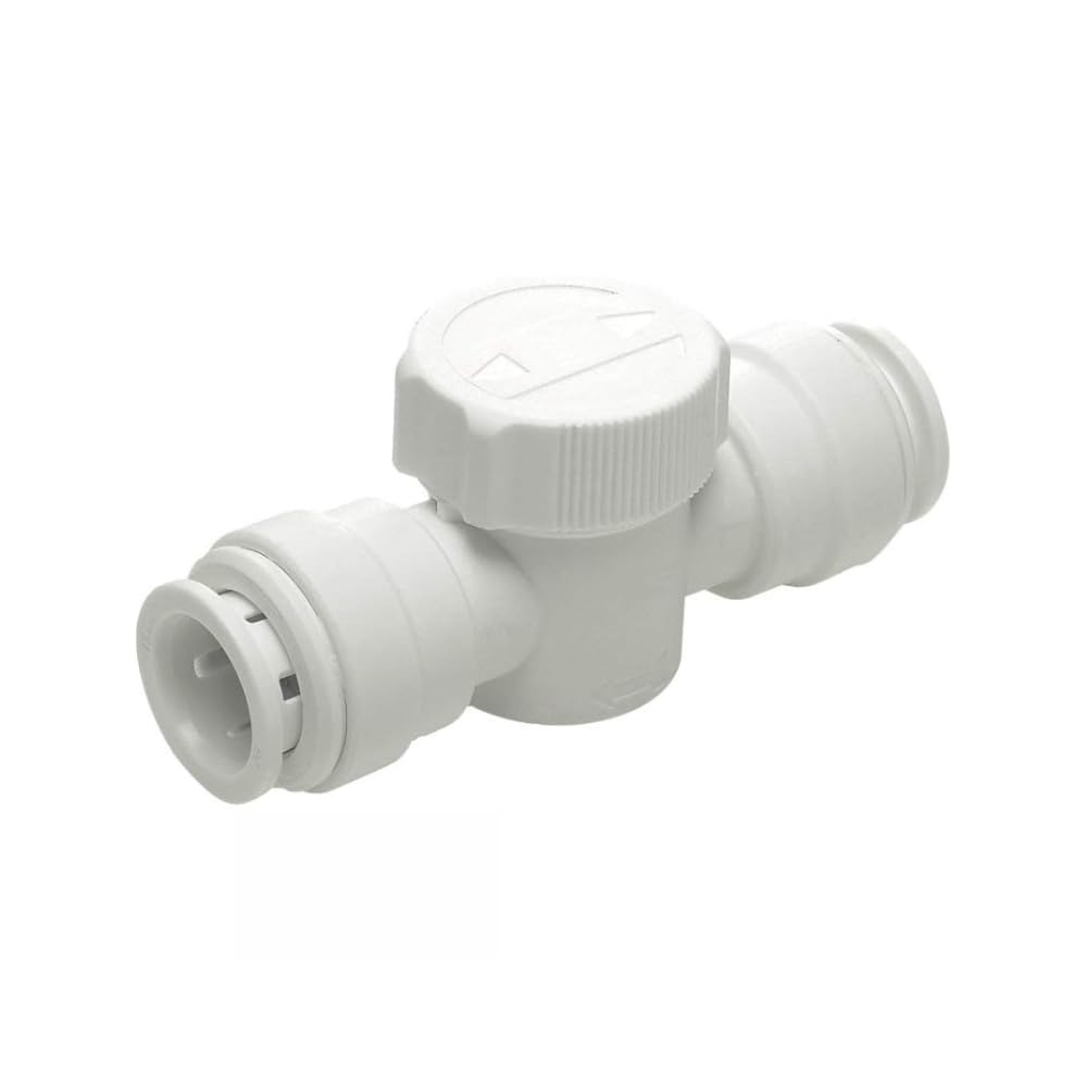 JG Speedfit 15mm Emergency Shut Off Valve Push Fit Isolation Tap for Copper & Plastic Pipe