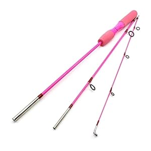 Visstang/visserspaal Kinderen Kleur Spinning Staven 1.5m 3 Sectie Visserpool Lokken Rod Lure Gewicht 5-15g Kinderen Gebruik Rod Haspelcombo’s (Color : Red, Length : 1.5M)